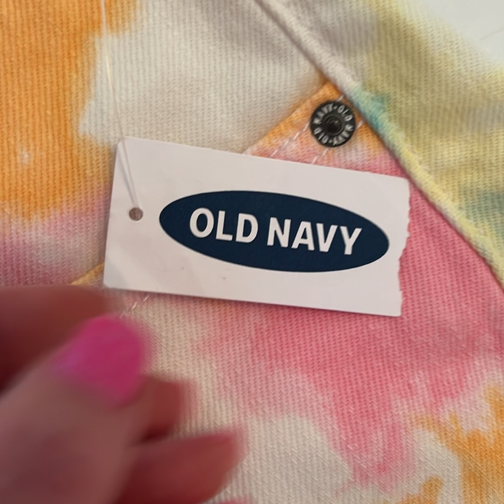 NWT Old Navy Tye Dye Button Fly Shorts - Picture 9 of 11
